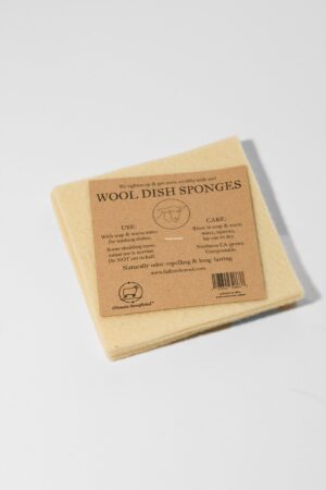 Climate Beneficial Wool Sponges in Cream