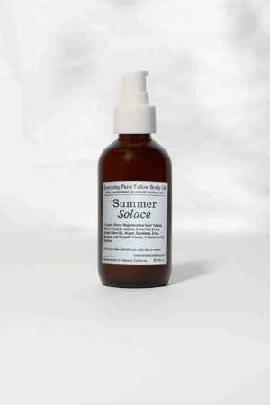 Everyday Pure Tallow Face and Body Oil | Regenerative Tallow Unscented Oil for Face, Body & Hair